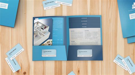 custom folders with business card slot suppliers